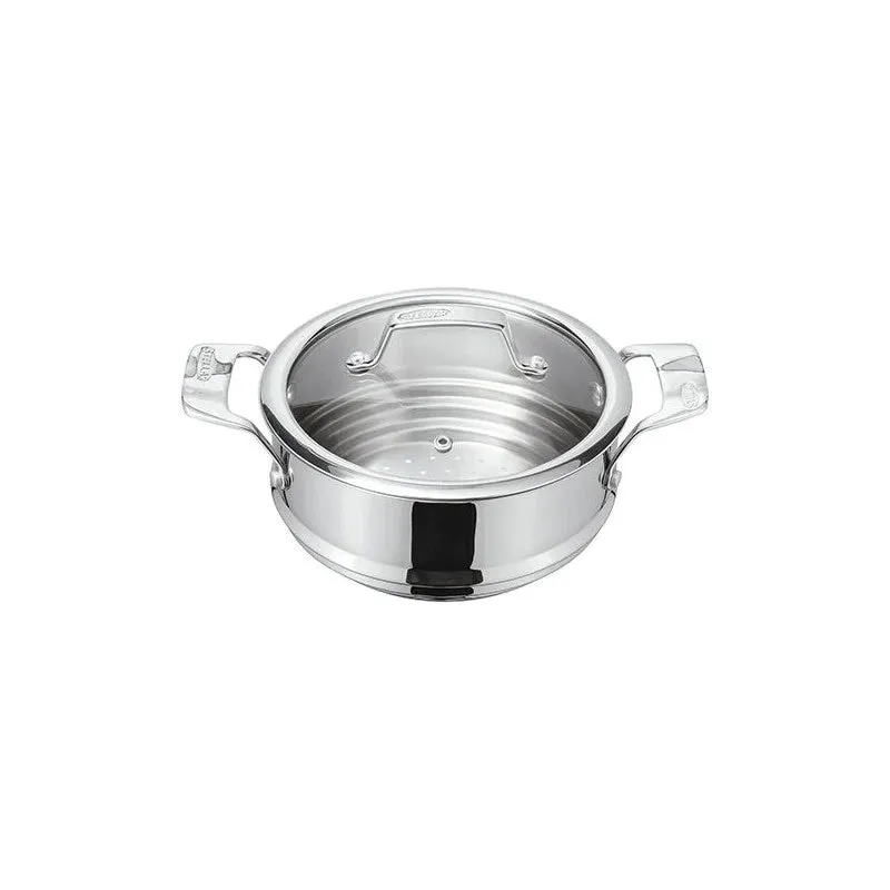 Stellar Premium Steamer Insert w/ Glass Lid