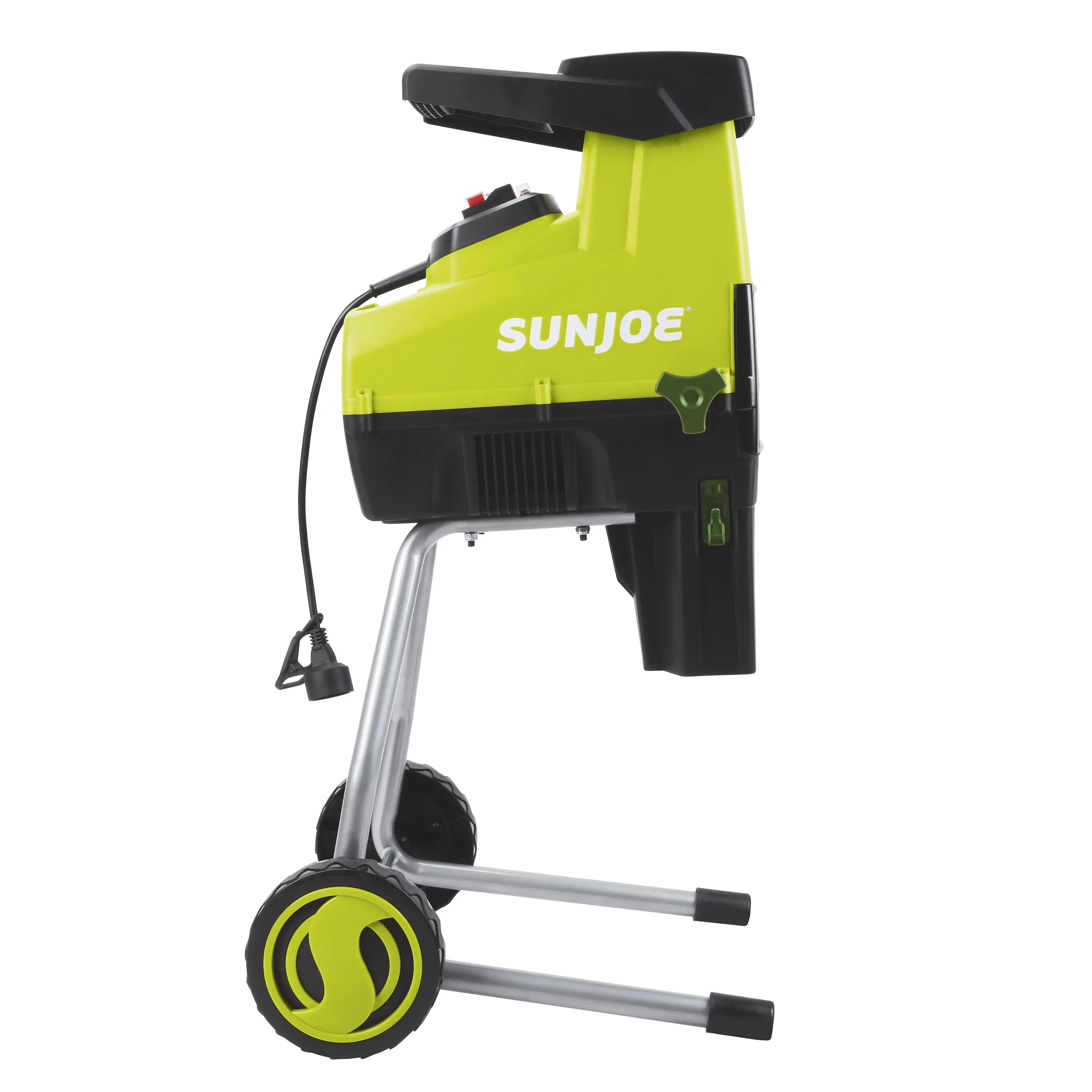 Sun Joe CJ603E 1.7 Inch Cutting Diameter Electric Silent Wood Chipper/Shredder | 15-Amp