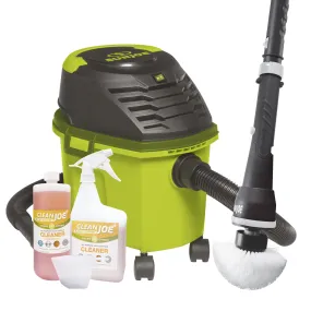 Sun Joe CLEAN-BDL Home Cleaning Bundle | W/ Wet/Dry Vacuum, 24-Volt Power Scrubber, and Multi-Surface Cleaner