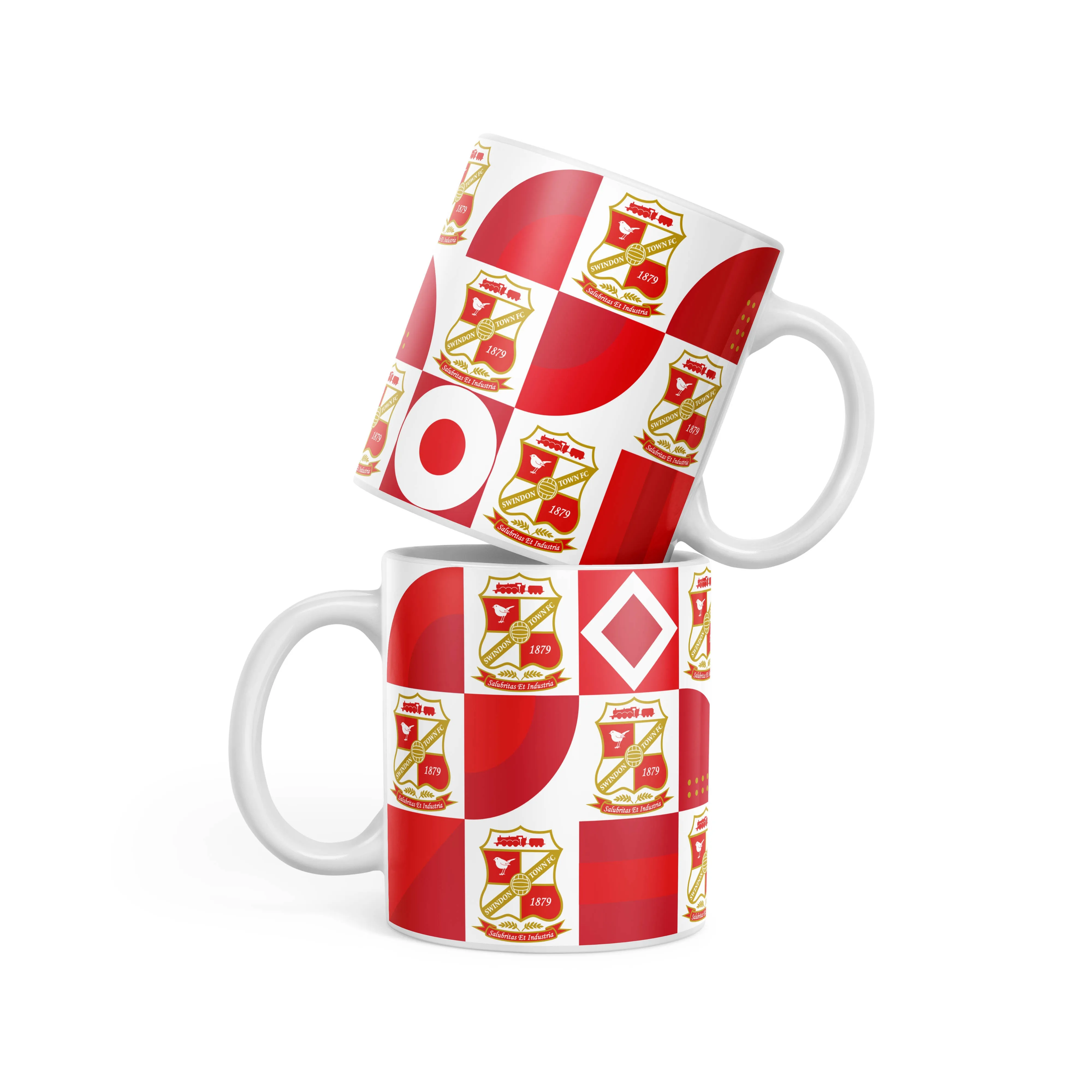 Swindon Town Abstract Mug