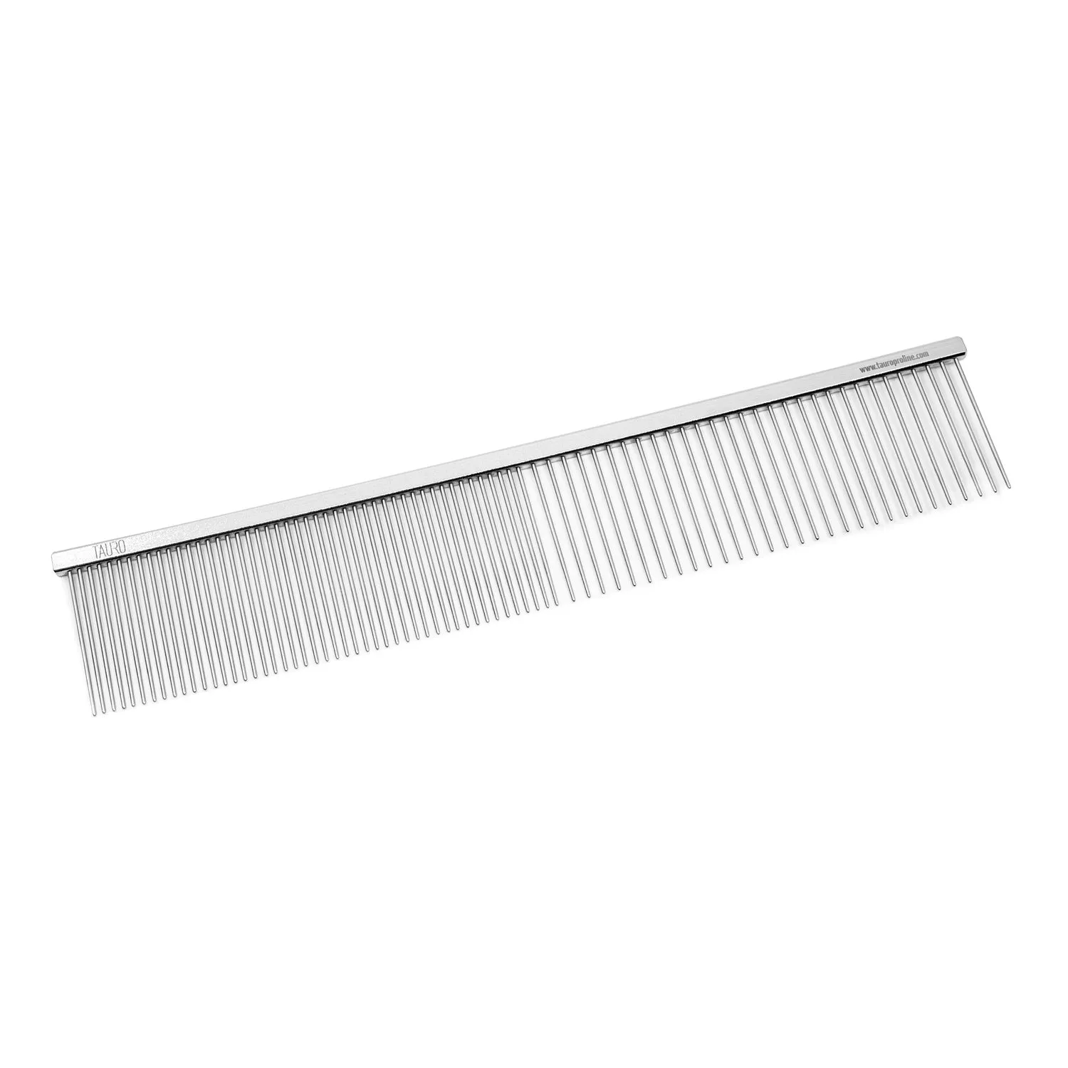 Tauro Pro Line Comb metallic, sparse and dense teeth, L