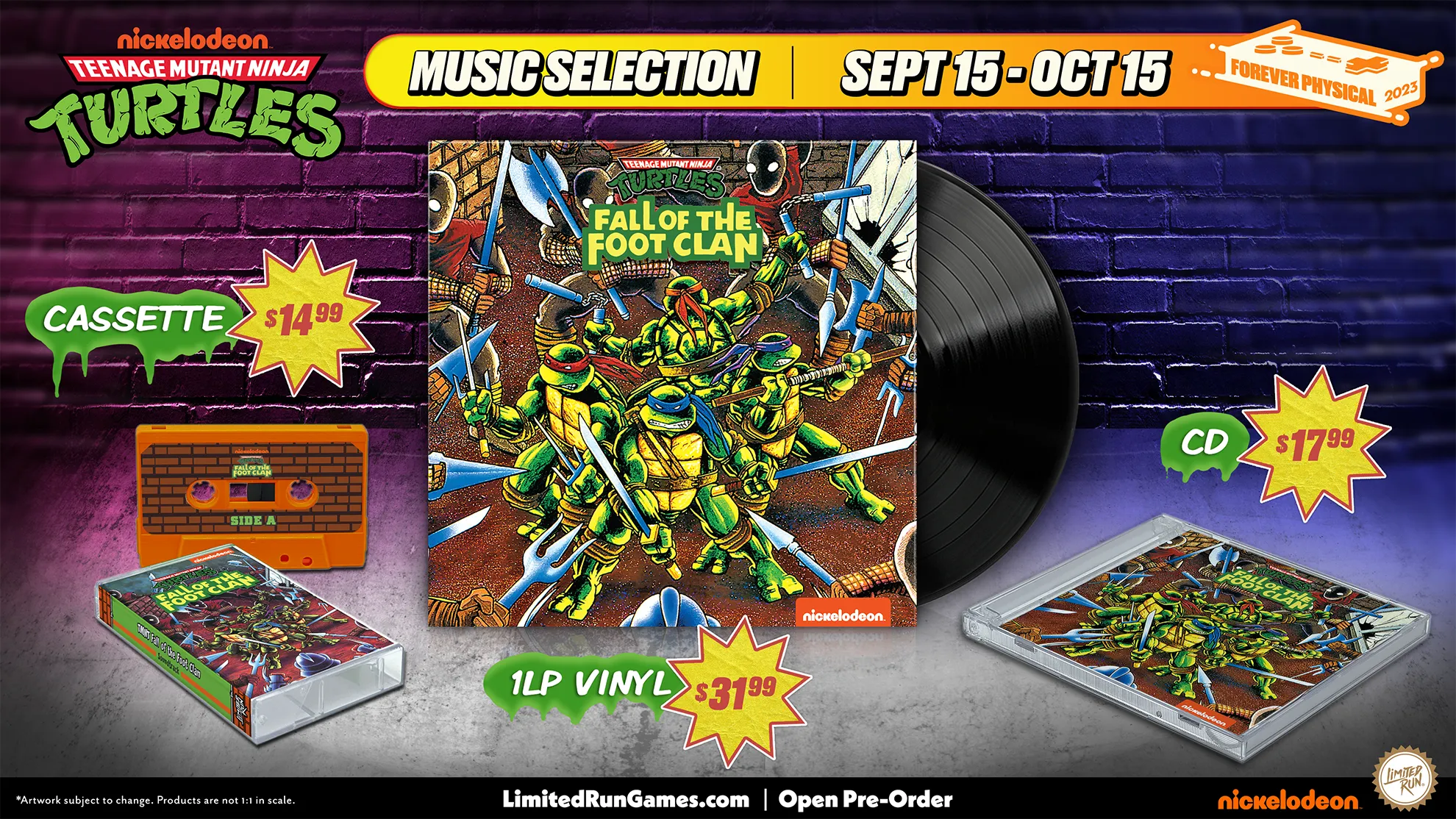 Teenage Mutant Ninja Turtles: Fall of the Foot Clan - Cassette Soundtrack