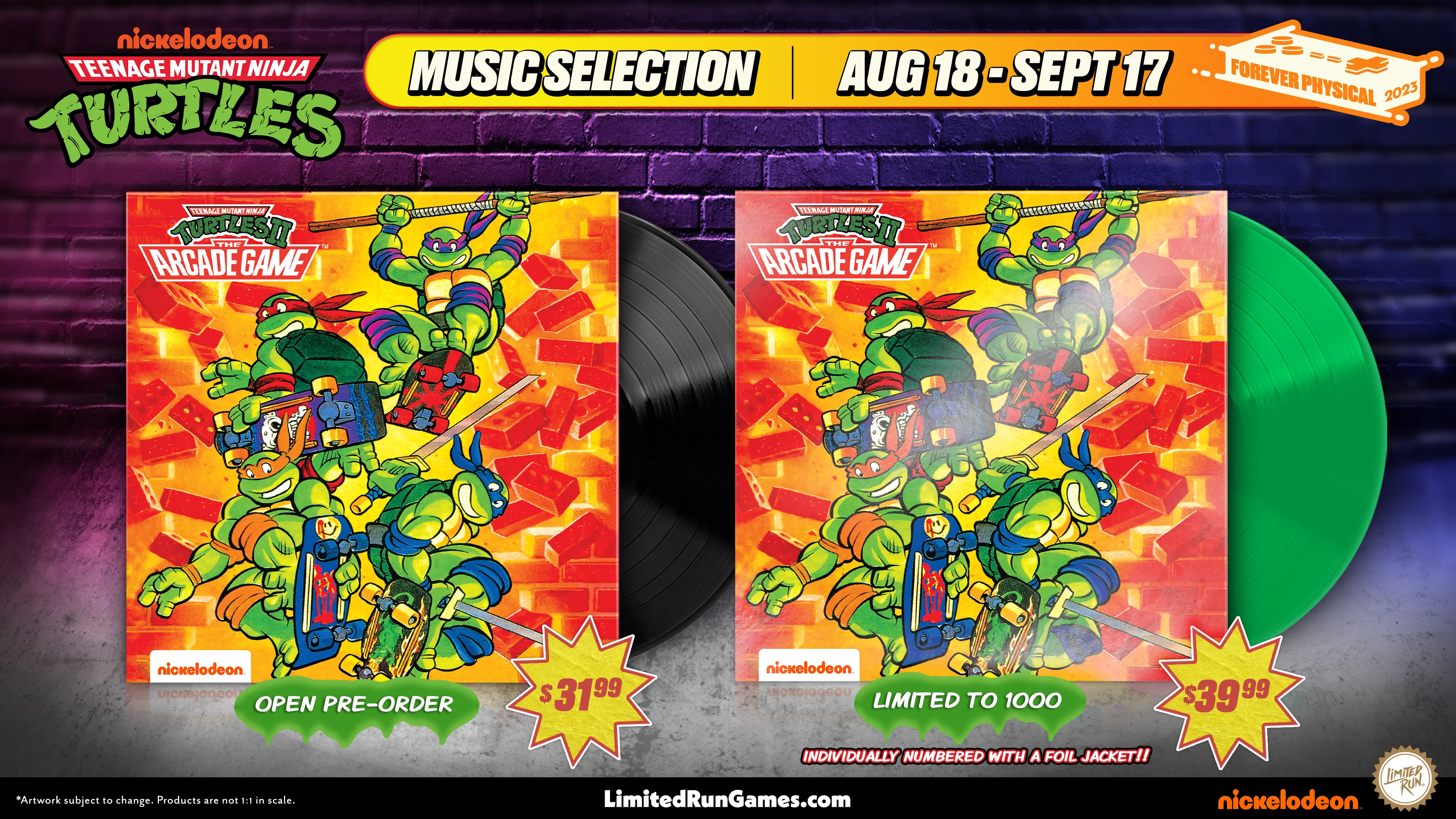 Teenage Mutant Ninja Turtles II: The Arcade Game - Vinyl Soundtrack