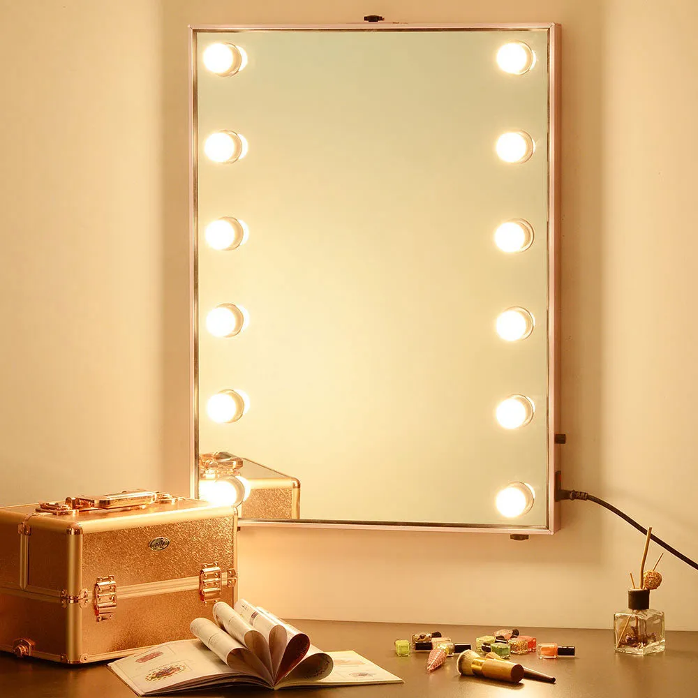 TheLAShop Large Hollywood Vanity Mirror w/ Lights 24"x34" Tabletop Wall Mount