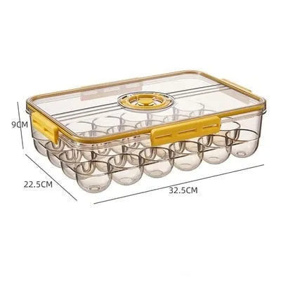 Transparent Refrigerator Thick Storage Organizer Box