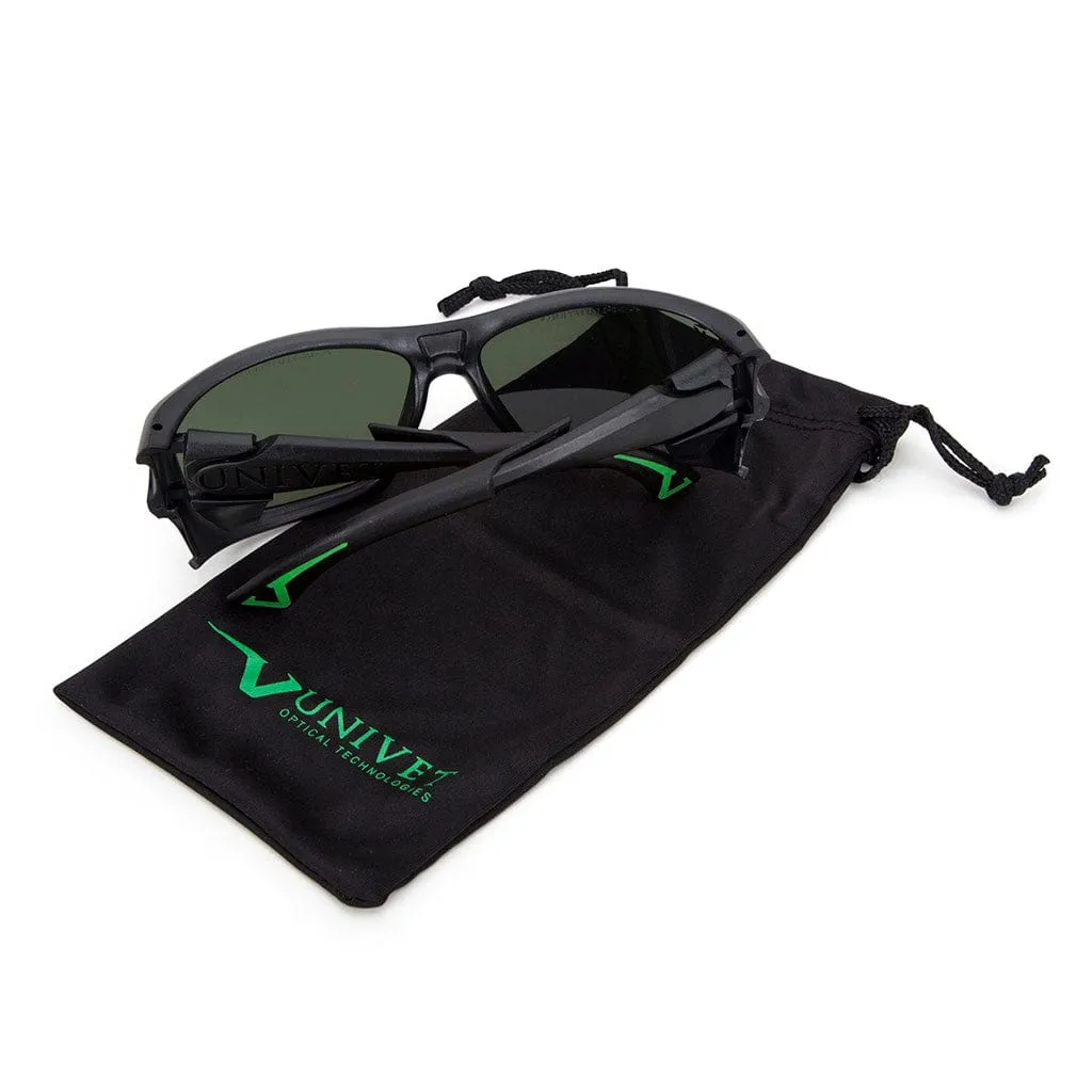 Univet 5X9 Safety Glasses Sports Extreme G15 Smoke Lens