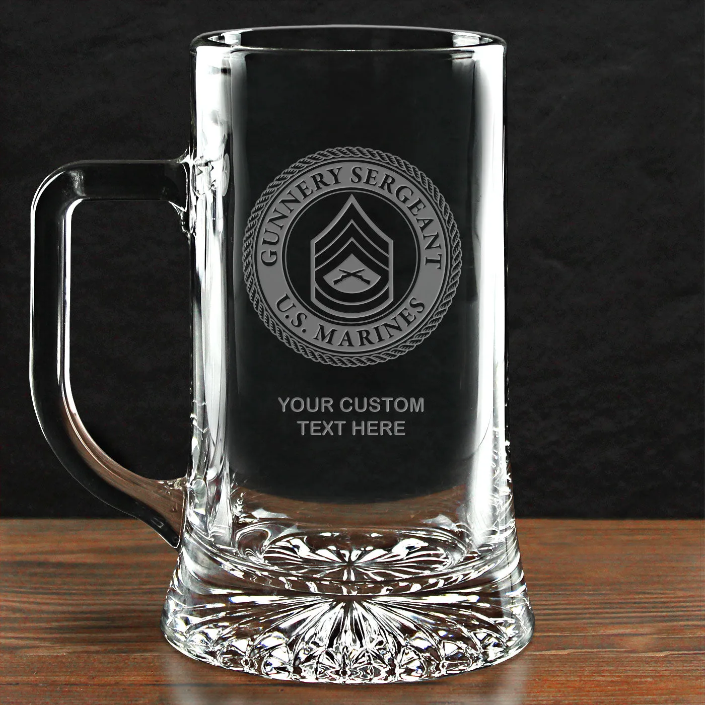 USMC 'Build Your Glass' Personalized 17.5 oz. Maxim Beer Mug