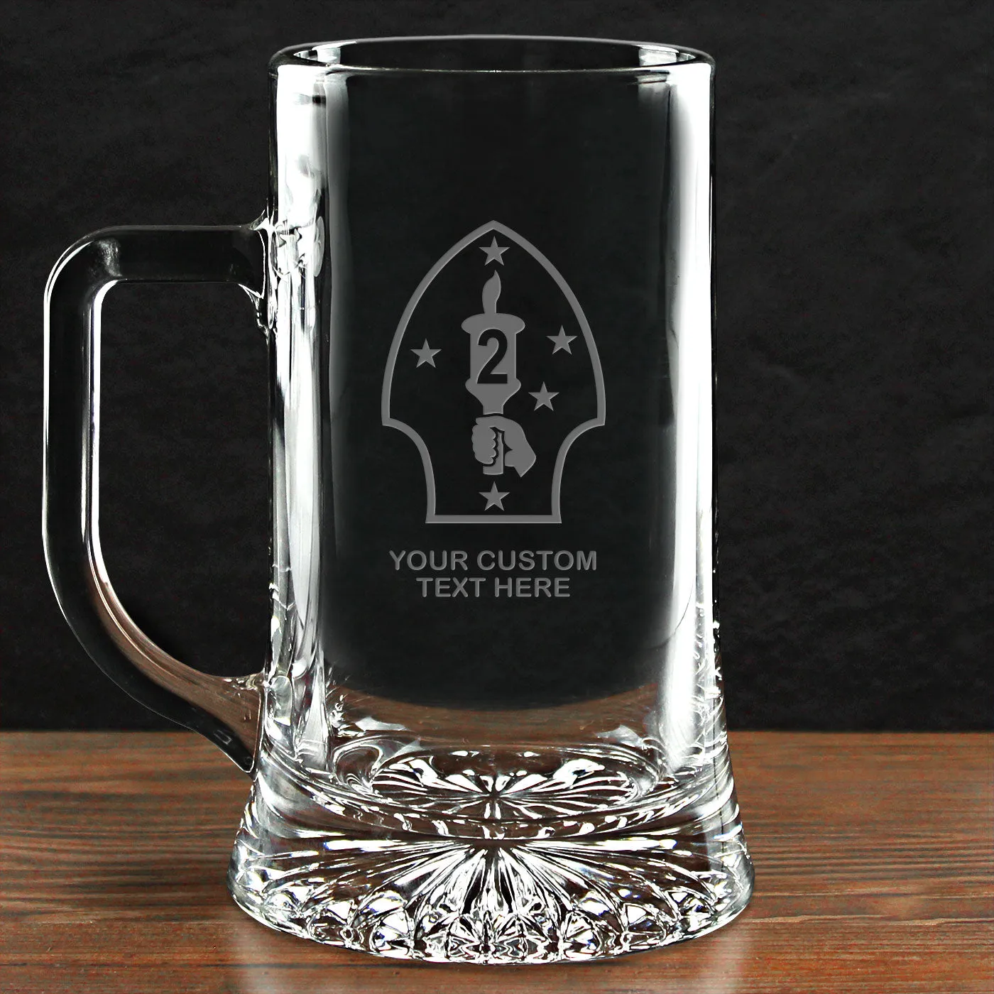 USMC 'Build Your Glass' Personalized 17.5 oz. Maxim Beer Mug