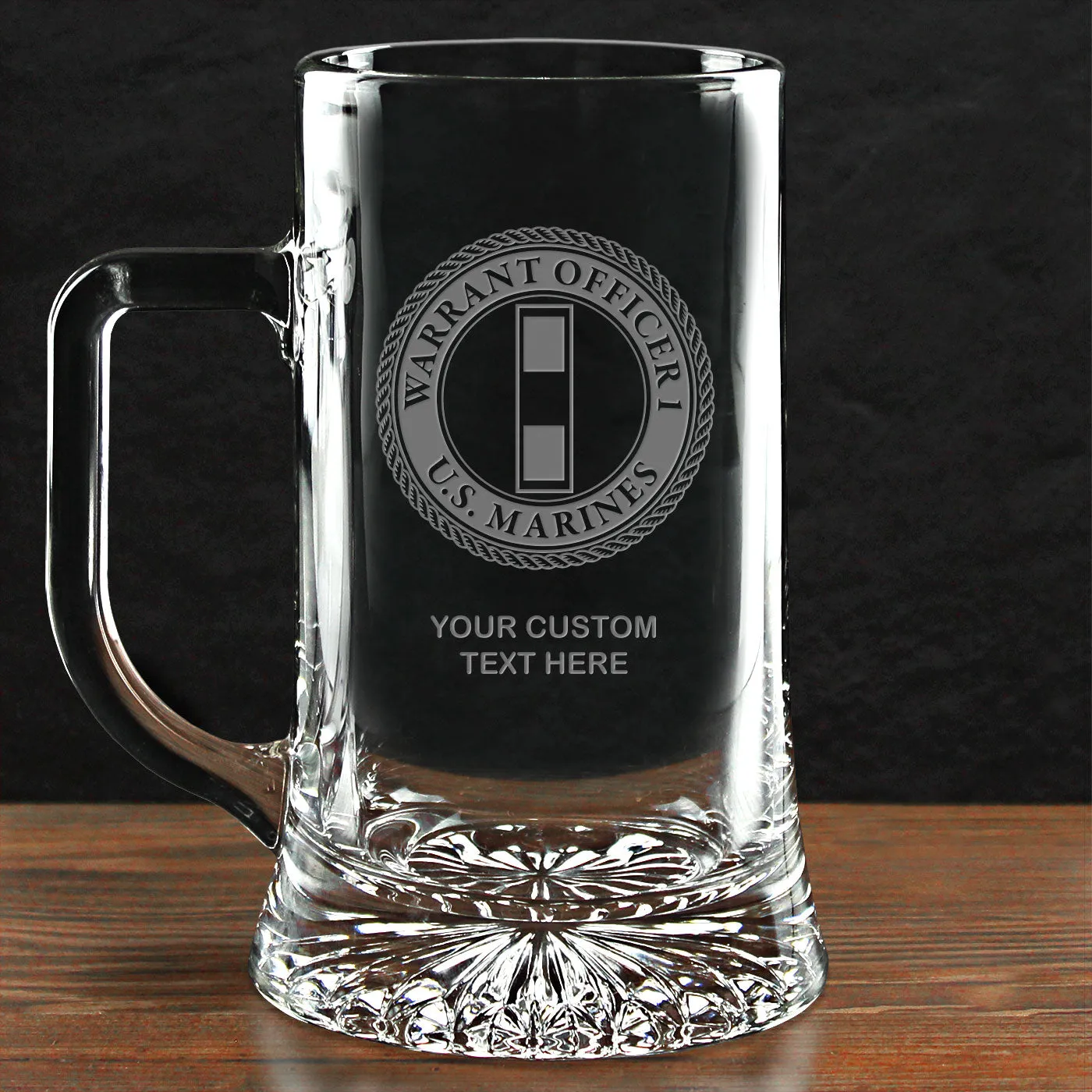 USMC 'Build Your Glass' Personalized 17.5 oz. Maxim Beer Mug