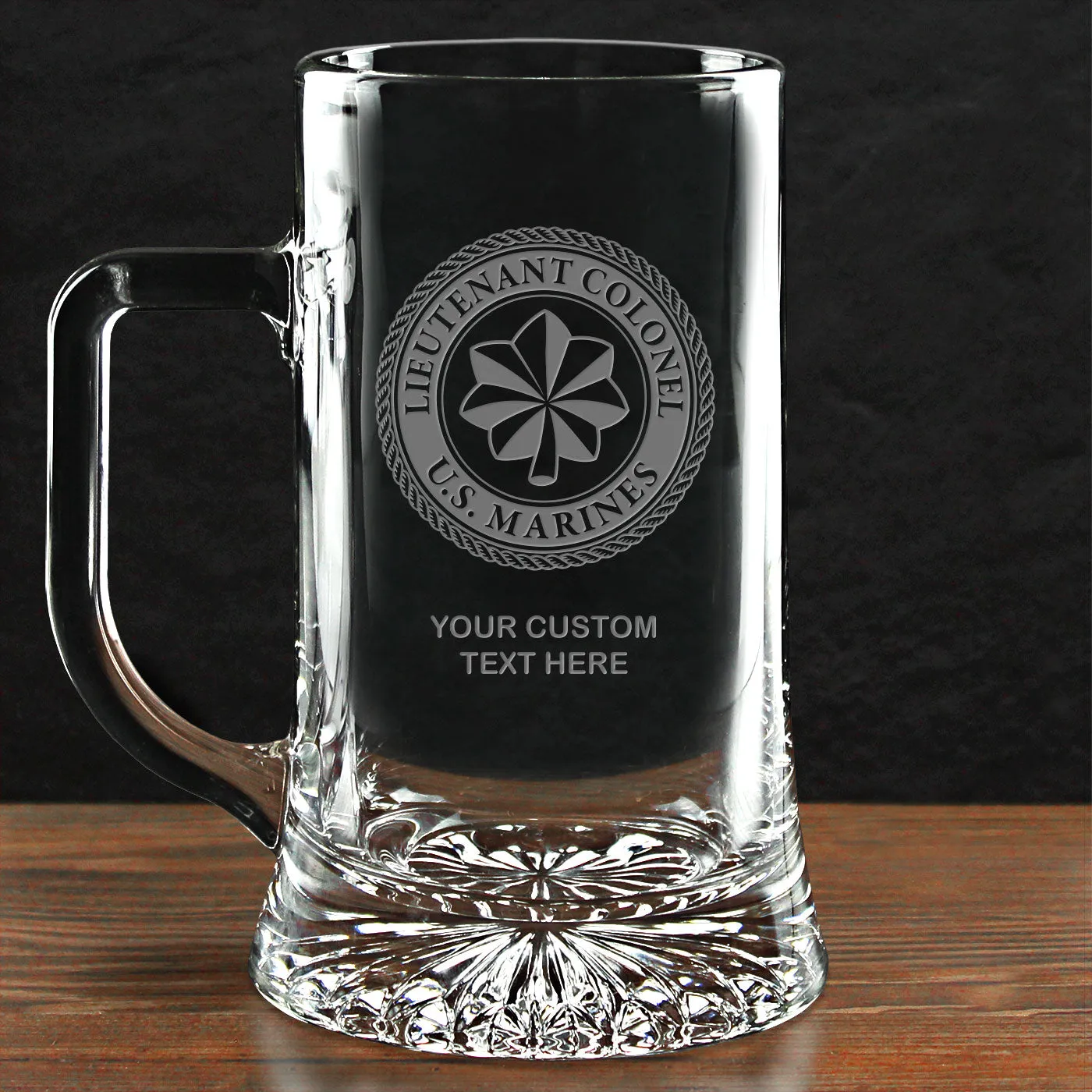 USMC 'Build Your Glass' Personalized 17.5 oz. Maxim Beer Mug