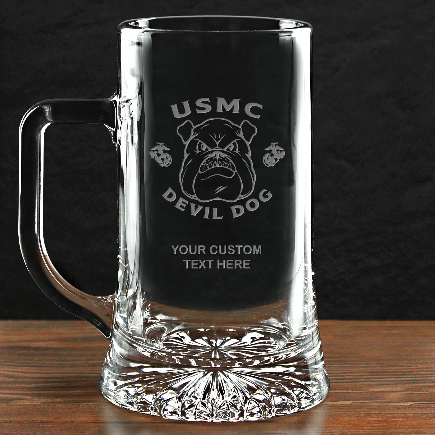 USMC 'Build Your Glass' Personalized 17.5 oz. Maxim Beer Mug