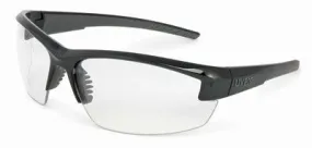 Uvex Mercury Safety Glasses With Black And Gray Frame And Clear Uvextra Anti-Fog Lens