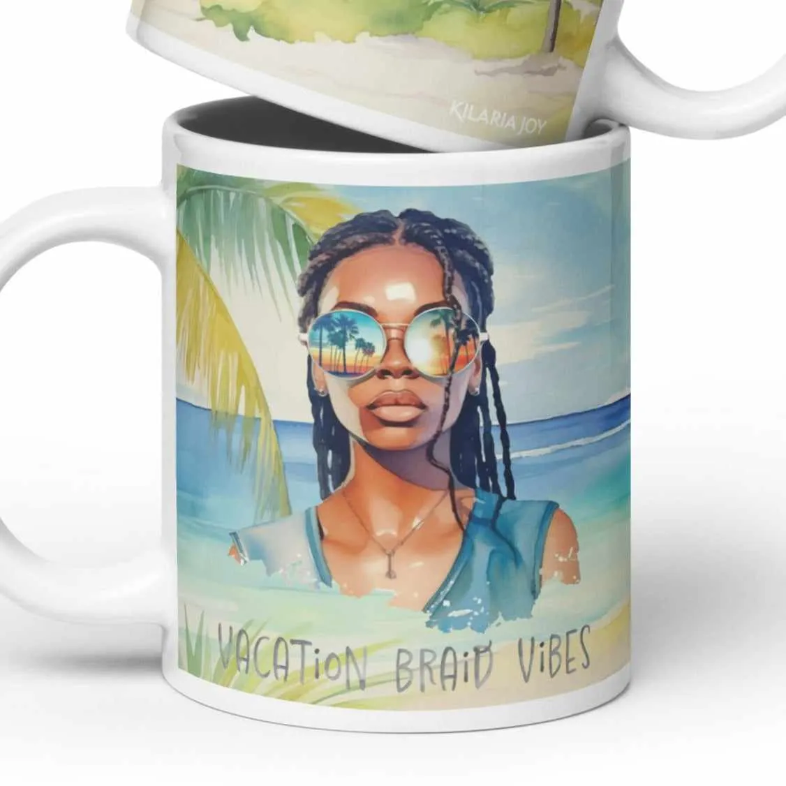 Vacation Braid Vibes Mug (11oz, 15oz, 20oz)