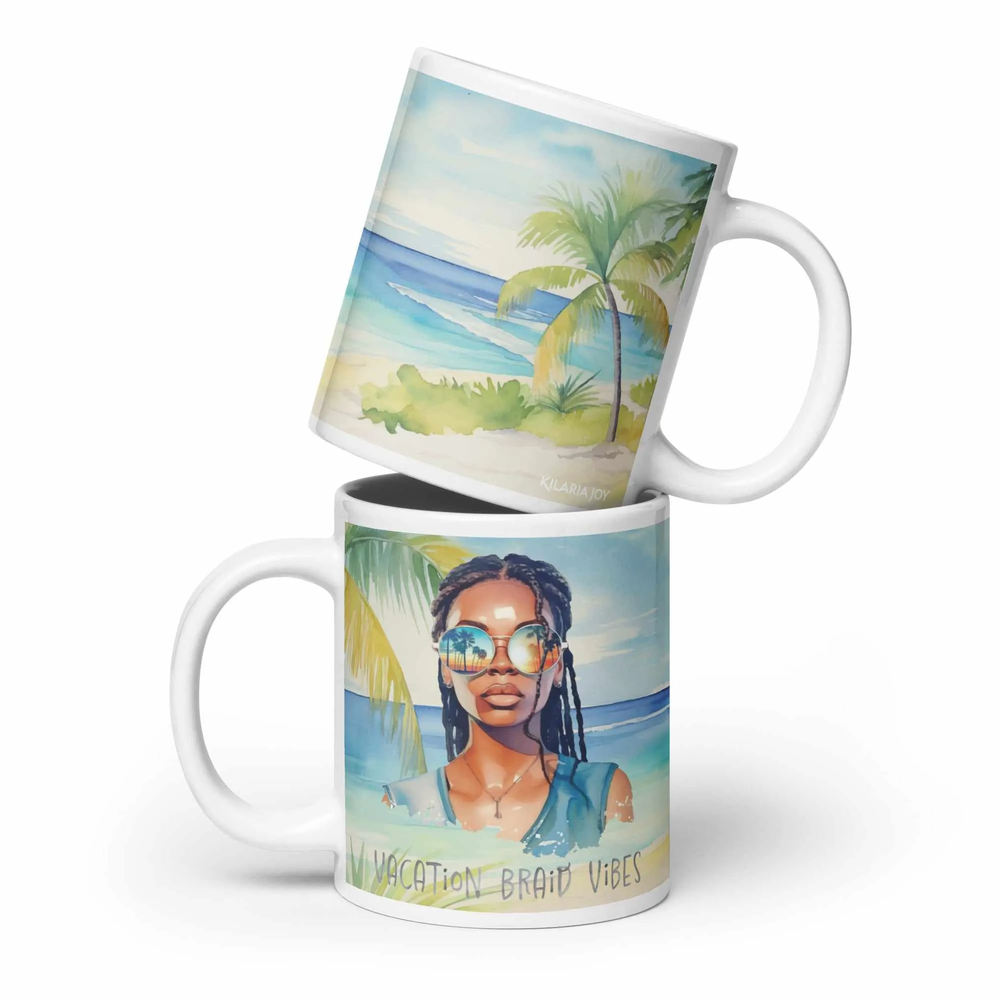 Vacation Braid Vibes Mug (11oz, 15oz, 20oz)