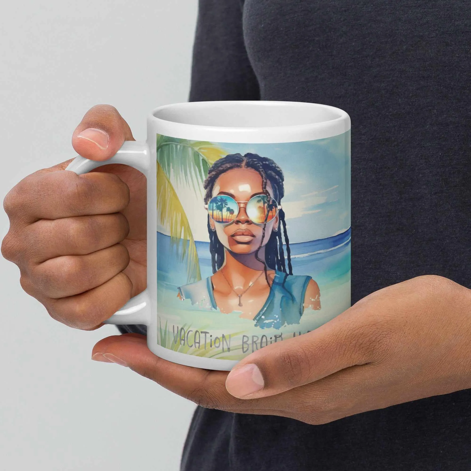 Vacation Braid Vibes Mug (11oz, 15oz, 20oz)