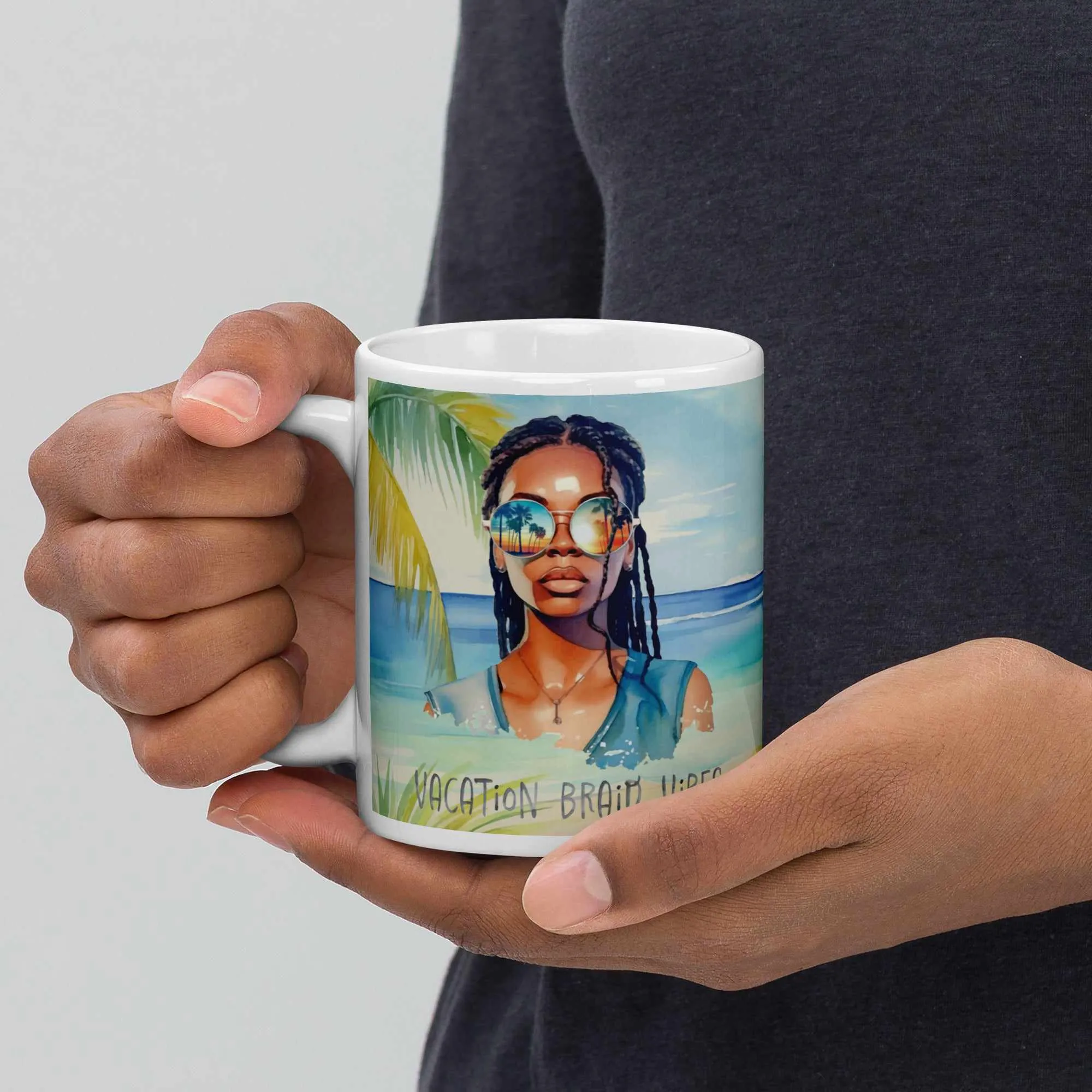 Vacation Braid Vibes Mug (11oz, 15oz, 20oz)