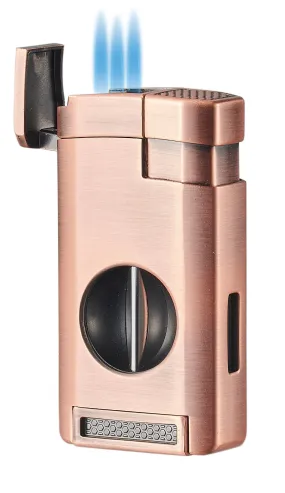 Visol Kamet V Cutter Bronze Triple Torch Cigar Lighter