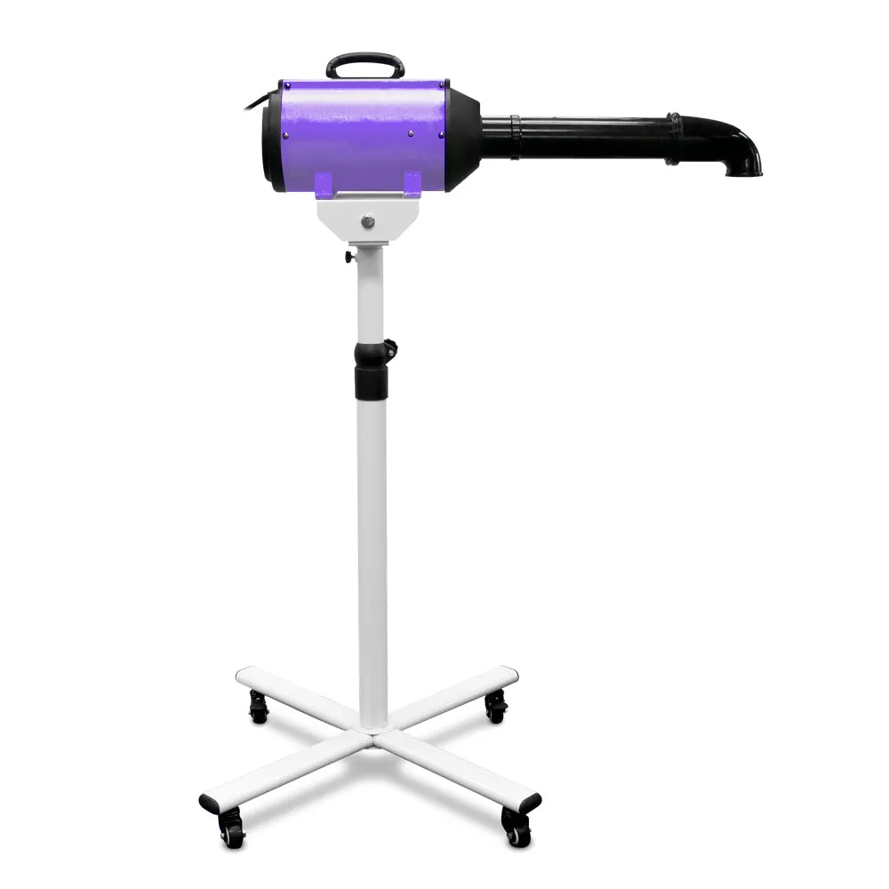 VORTEX 5 Professional Dryer with Heater   Stand - Purple