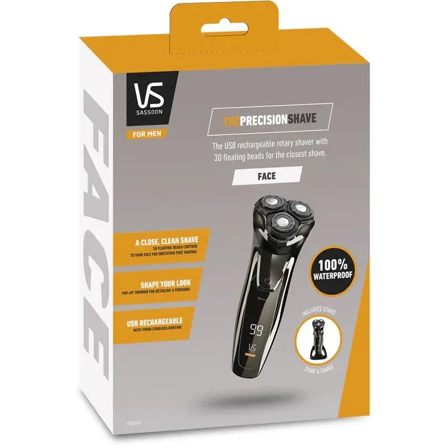 VS Sassoon The Precision Shave Black Chrome VSM350A