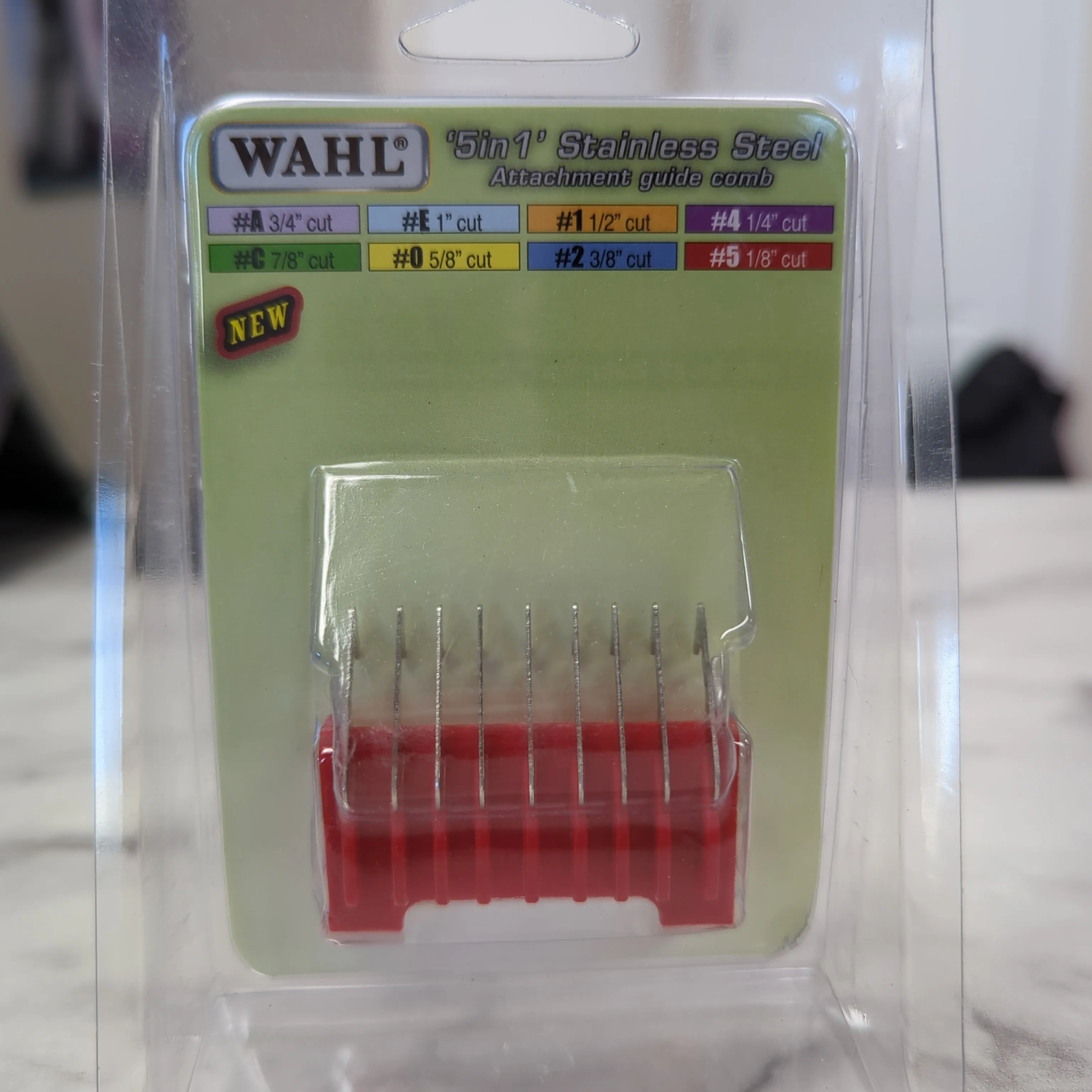 Wahl 5-1 Guard Comb- singles