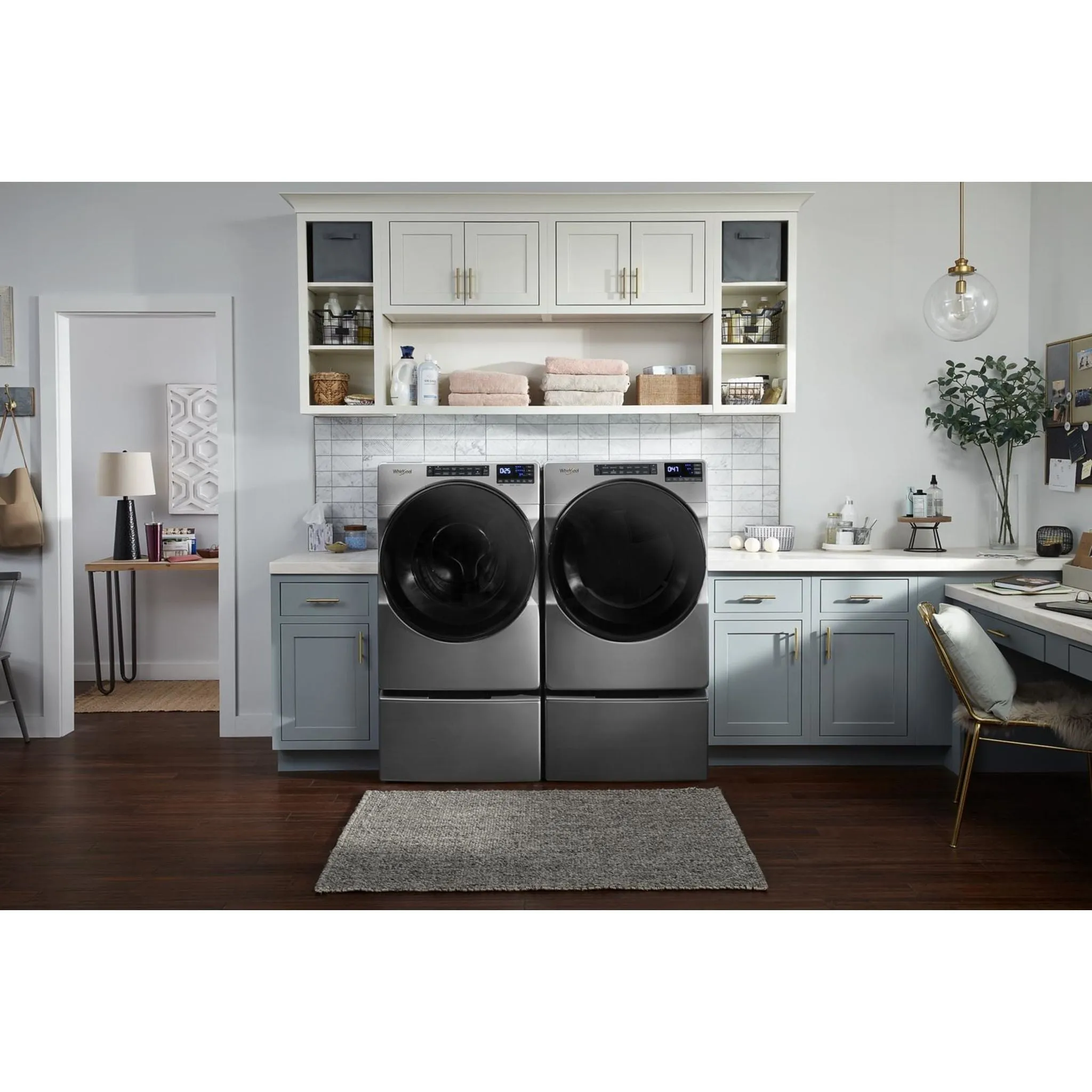 Whirlpool Natural Gas Dryer (WGD5605MC) - Chrome Shadow