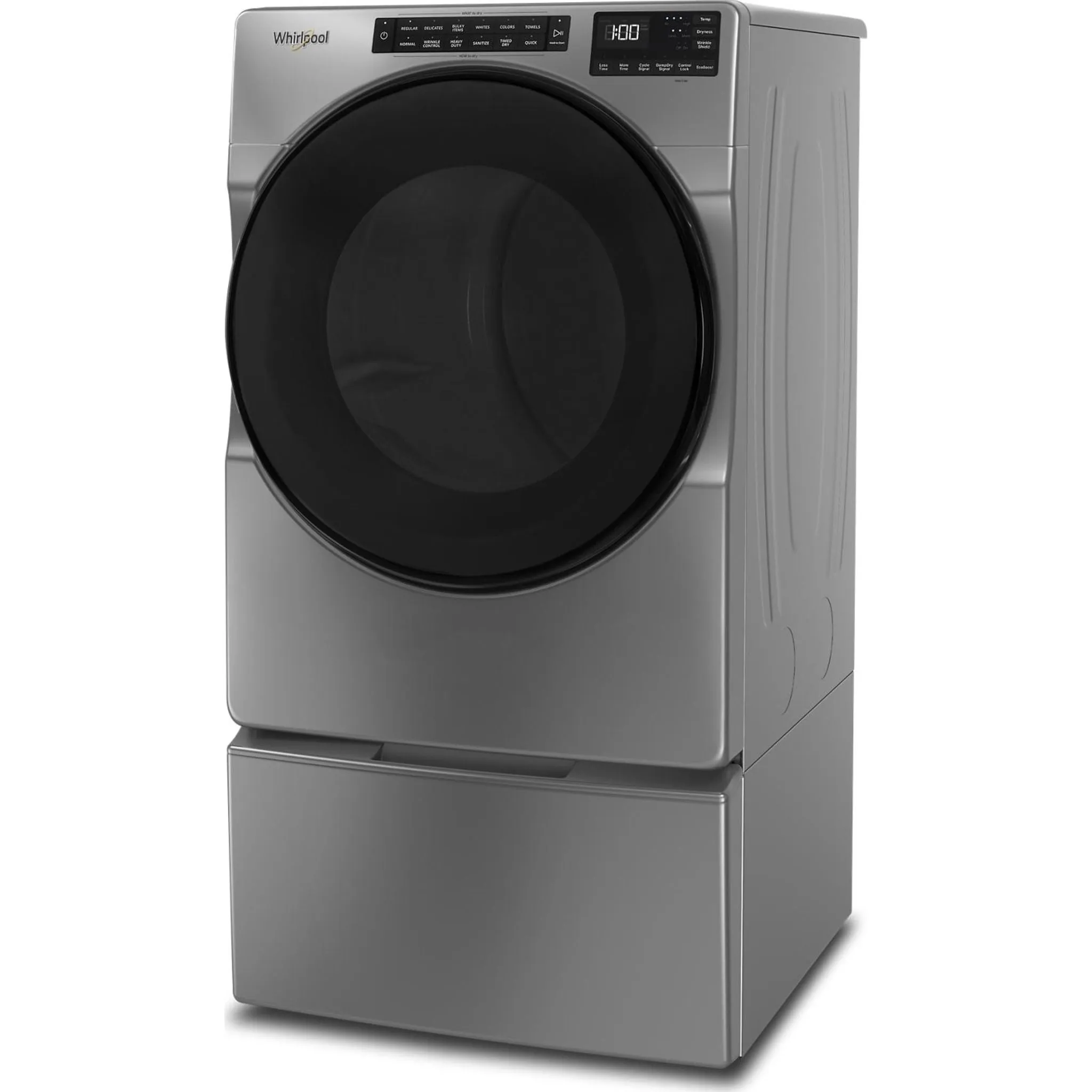 Whirlpool Natural Gas Dryer (WGD5605MC) - Chrome Shadow