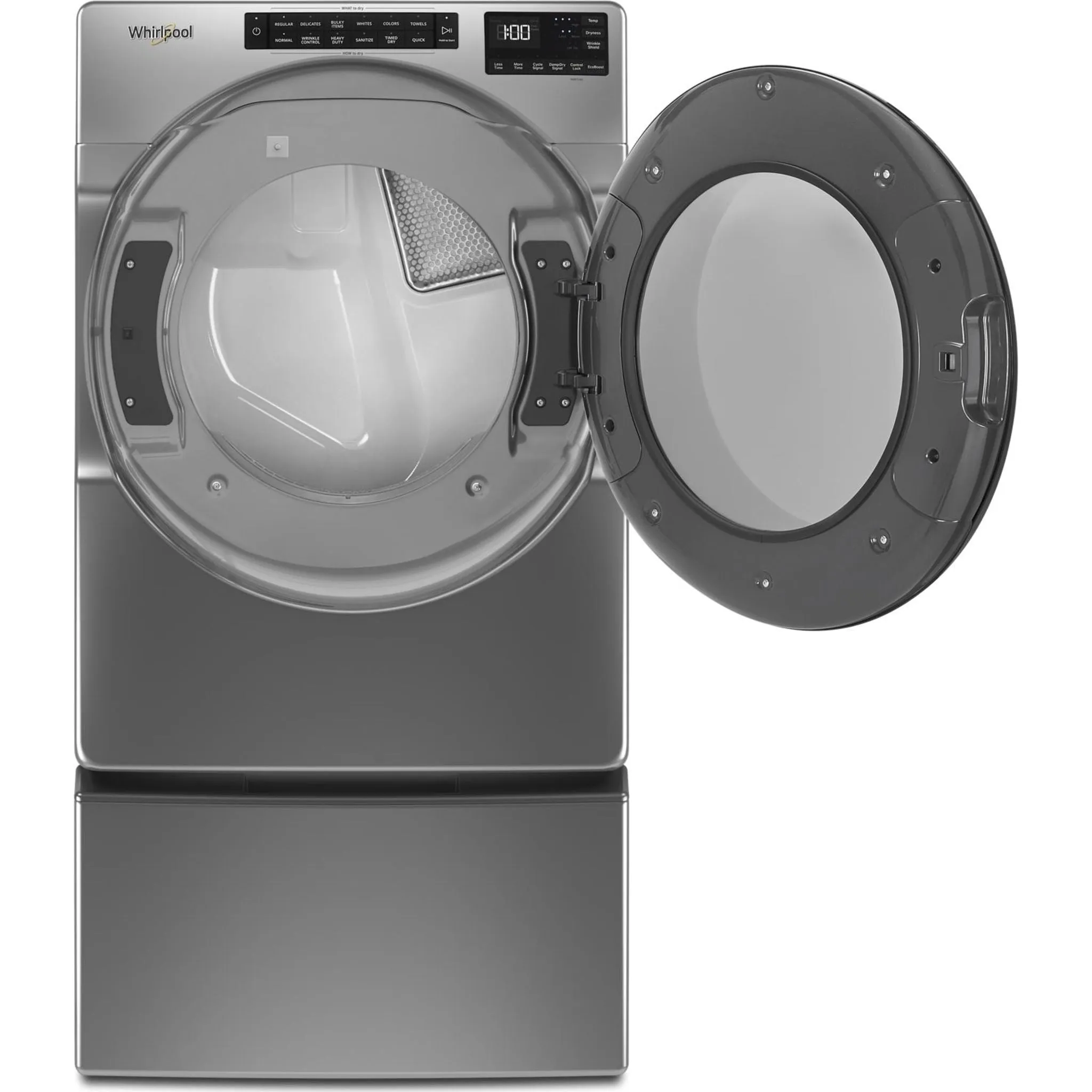 Whirlpool Natural Gas Dryer (WGD5605MC) - Chrome Shadow