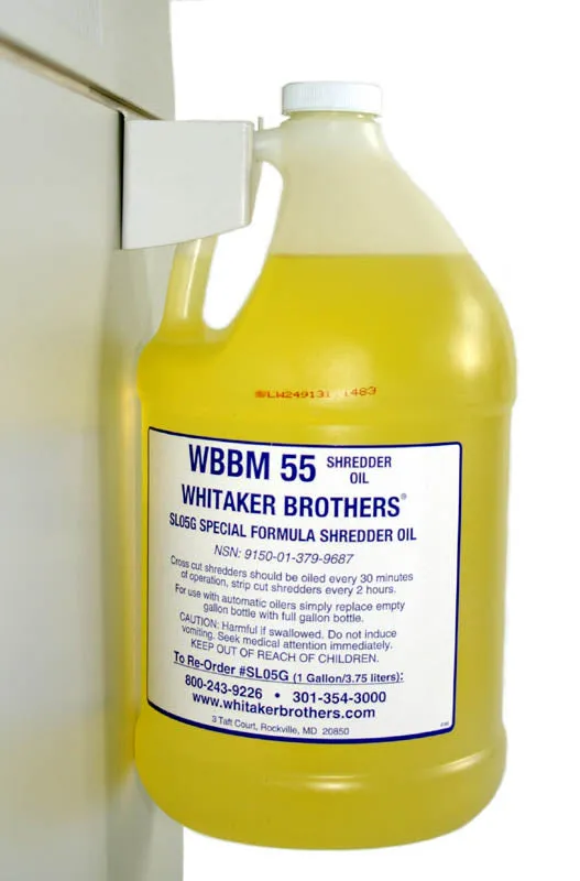 Whitaker Brothers Gallon Kit for Auto Oilers   2 Gallons of Oil (Screw-on Bracket)