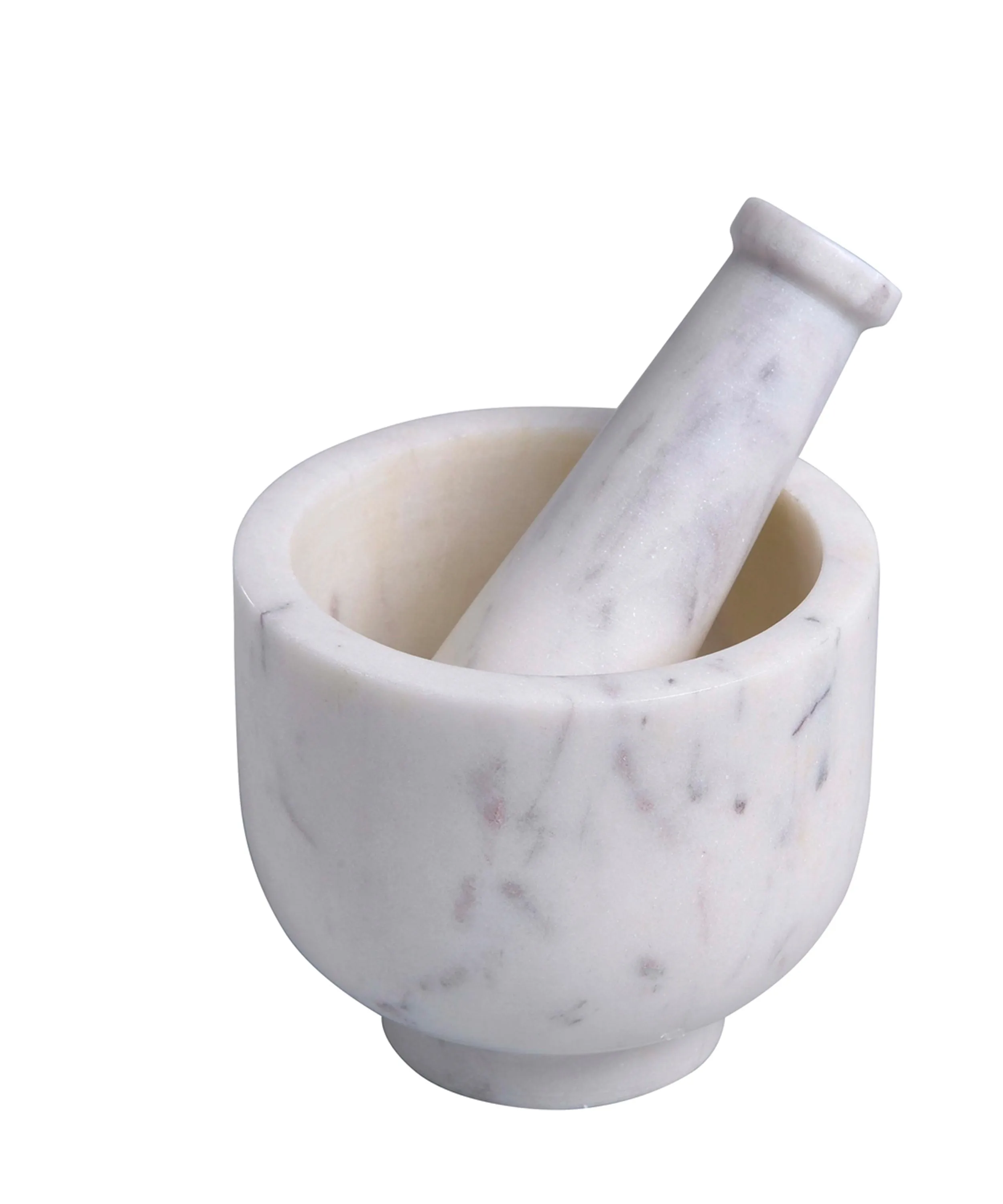 White Marble Mortar & Pestle Set