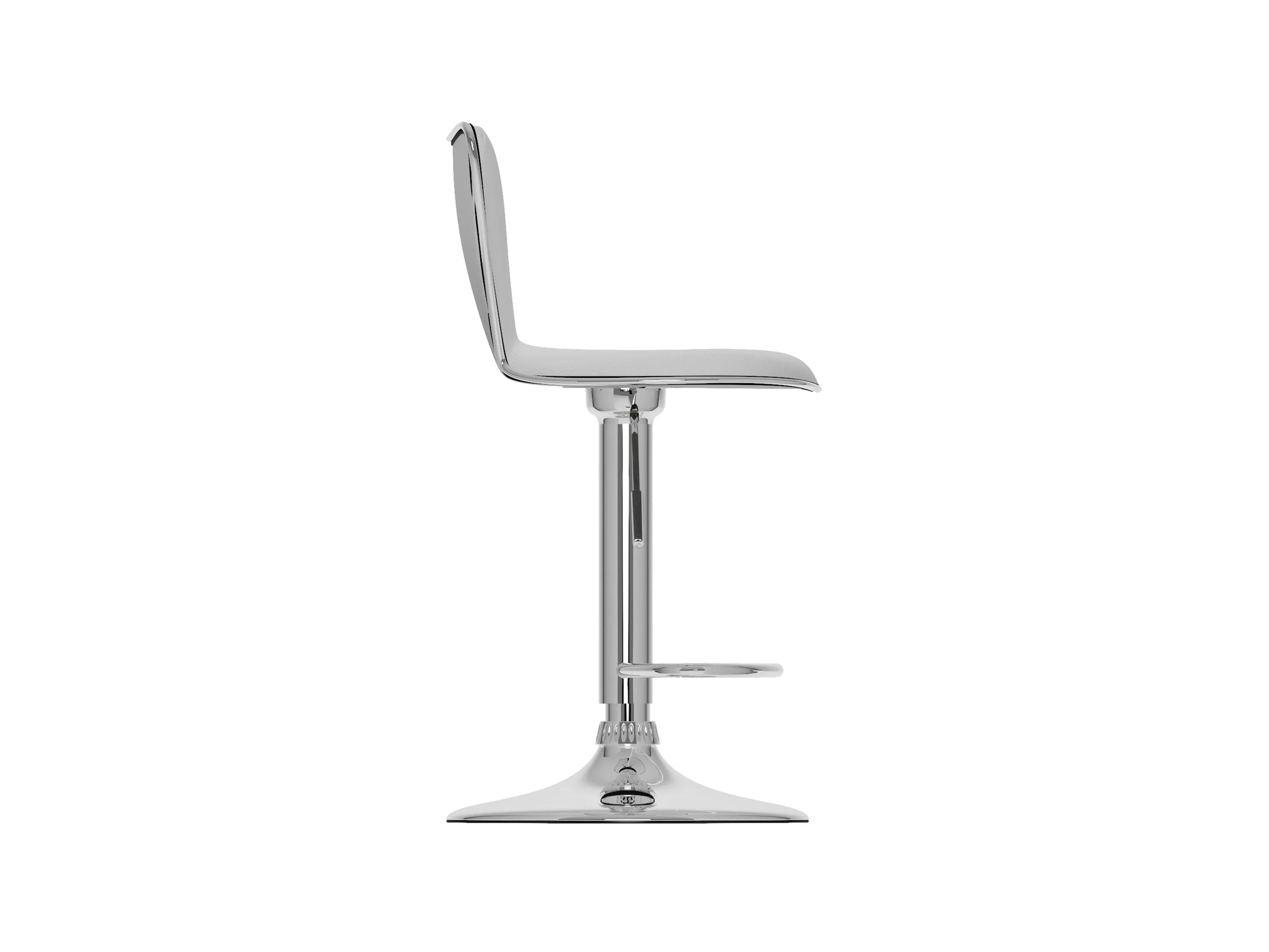 White Swivel Bar Stools, Set of 2