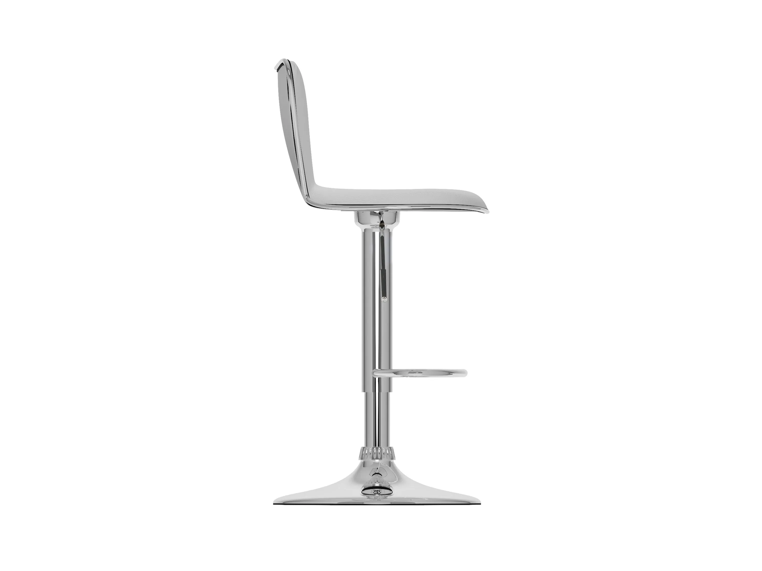 White Swivel Bar Stools, Set of 2