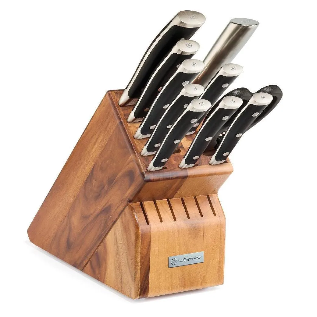 Wusthof Classic Ikon 11-piece Knife Block Set - Acacia