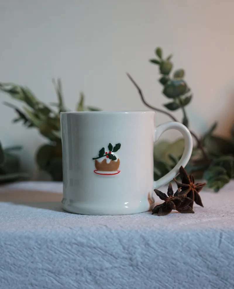 Xmas Plum Pudding Mini Mug