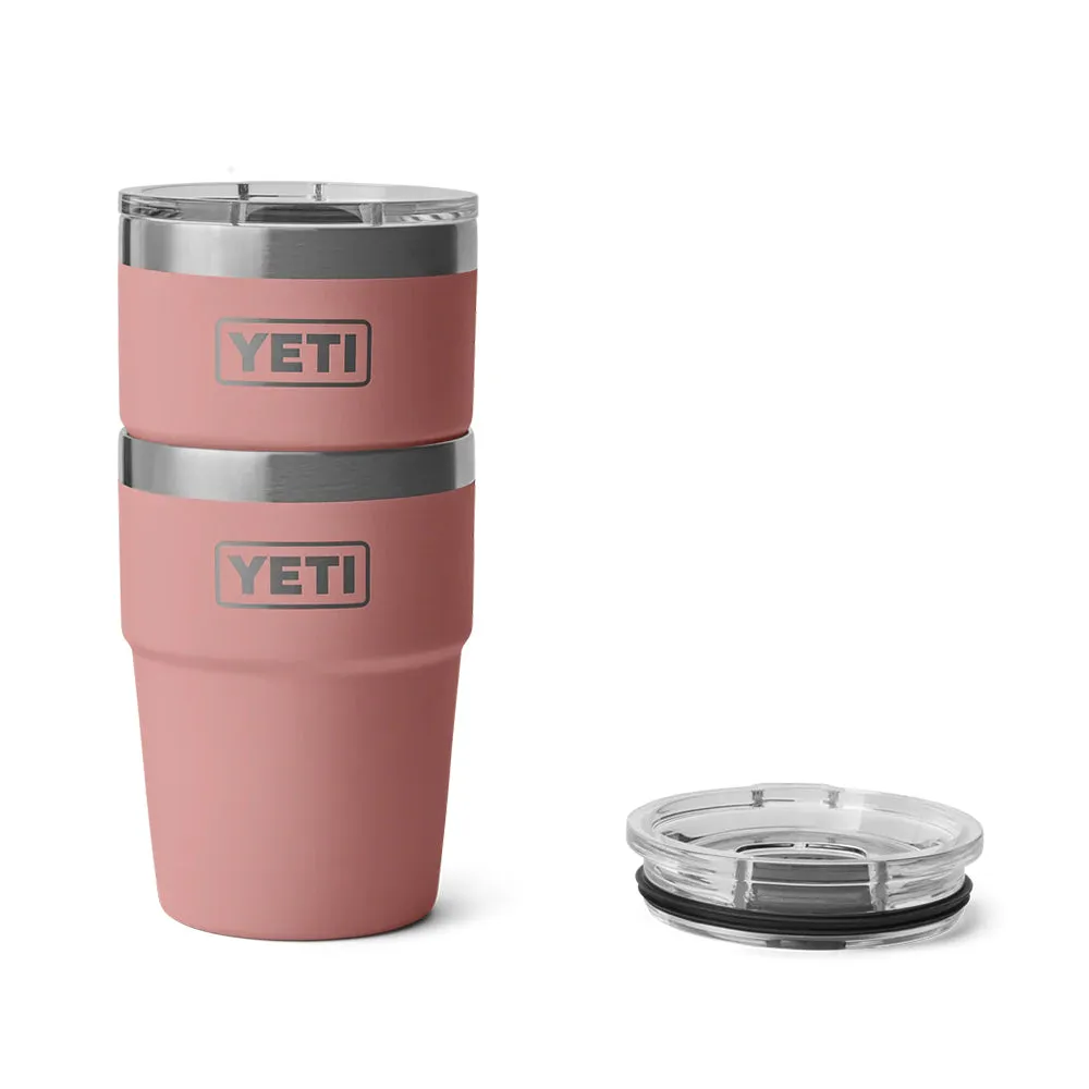 Yeti Rambler Stackable 16oz Cup - Sandstone Pink