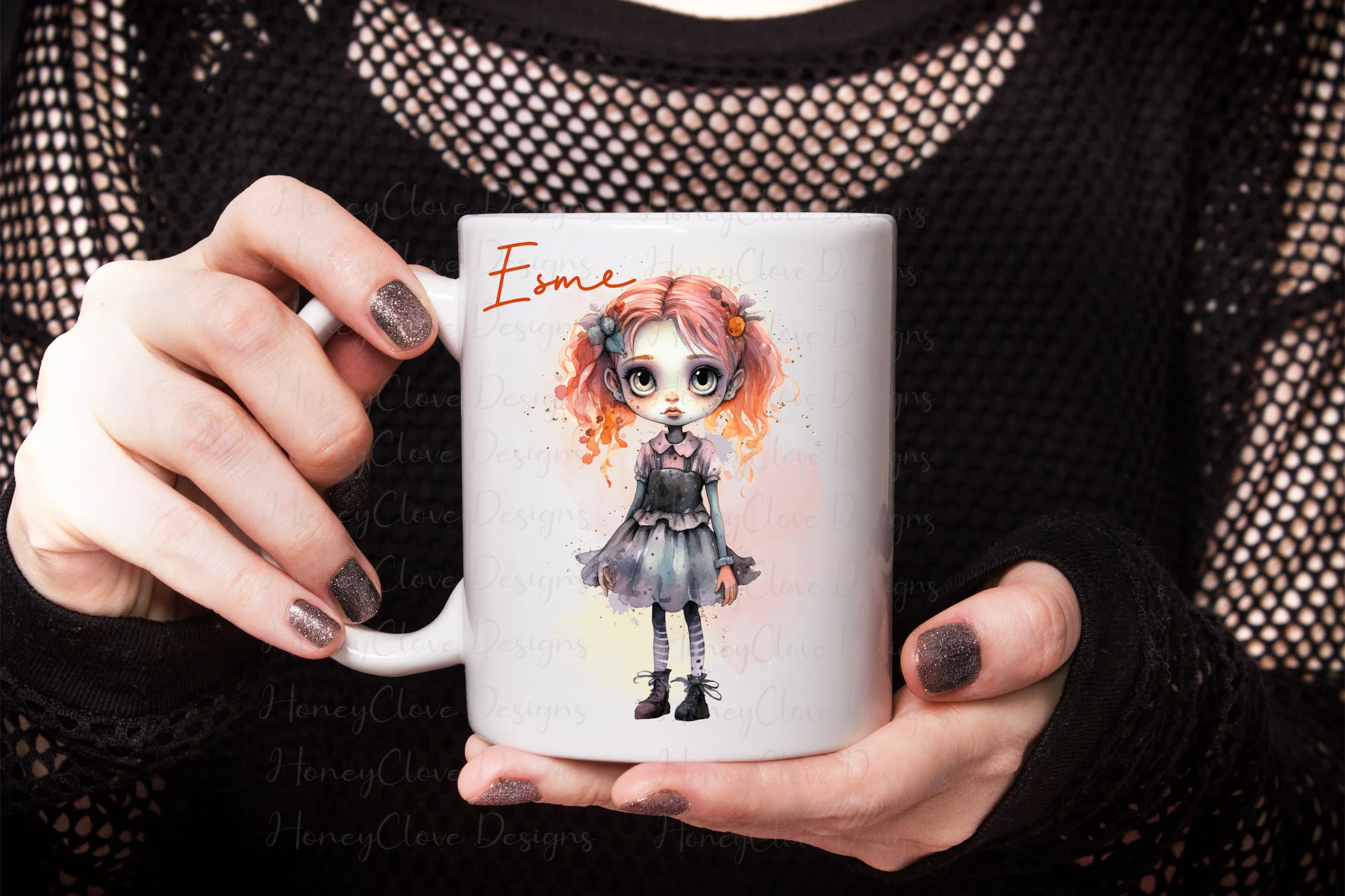 Zombie Girl Esme mug